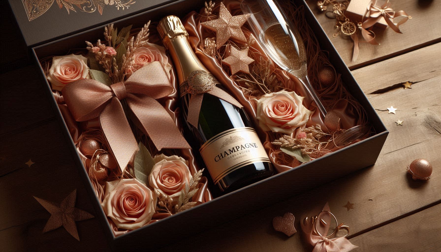 Gift Luxury with a Champagne Gift Box - The Perfect Touch for Celebrations